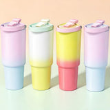 Gradient Pastel Colors Stainless Steel Insulated Tumbler - 600ml