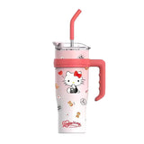 Hello Kitty Cartoonistic Stainless Steel Insulated Tumbler Bottle - 1200ml