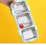 Independent 3 Compartment Box - 585ml