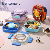 Double Layer Bento Box 3 Compartment PP - 1100ml + 150ml