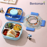 Double Layer Bento Box 3 Compartment - 750ml + 150ml