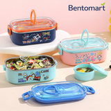 Single Grid Stainless Steel Lunch Box - 2 Compartment ( 850ml + 150ml )