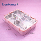 BENTO Stainless Steel Lunch Box 4 Compartment - 900ml
