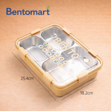 BENTO Stainless Steel Lunch Box 4 Compartment - 900ml