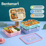 BENTO Stainless Steel Lunch Box 4 Compartment - 900ml