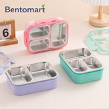 BENTO Leak Proof 3 Grid Lunch Box - 620ml