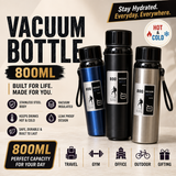 VACUUM INSULATED HOT & COLD WATER BOTTLE - 800ml