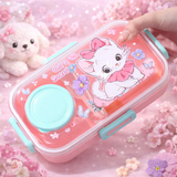 Kids Bento Lunch Box – Mermaid, Kitty & Space Themes - 700ml + 80ml