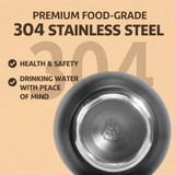 Portable Stainless Steel Thermos Cup - 320ml