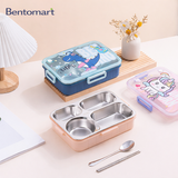 Unicorn and Ben Dino Bento Lunch Box - 4 Compartment ( 900ml )
