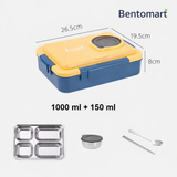 Space Capsule Bento Box with Soup Container - 4 Grid ( 1000ml + 150ml )