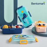 Fun Cartoon Sealed PP Lunch Box - 2 Compartment ( 530 ml )