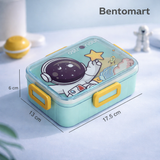 Cute Fun Sealed PP Lunch Box 3 Compartment - ( 1200ml + 80ml )