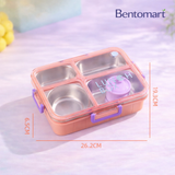 Premium Leak Proof Stainless Steel 4 Compartment - 900ml + 80ml