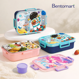 Adorable Stainless Steel Lunch Box - 3 Compartment ( 750ml + 80ml )