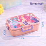 Adorable Stainless Steel Lunch Box - 3 Compartment ( 750ml + 80ml )
