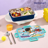 Adorable Stainless Steel Lunch Box - 4 Compartment ( 900ml + 80ml )