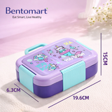 PU Insulated Kids Stainless Steel Lunch Box 3 Grid - 750ml