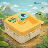 Super Dino Cartoon Stainless Steel Lunch Box - 3 Grid ( 1120ml + 70ml )