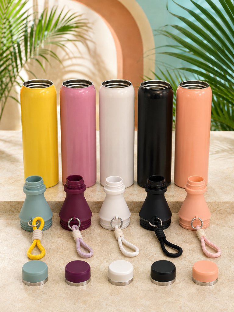 Bentomart Modular Vacuum Bottle with Detachable Carry Cap - 500ml