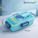 Fun Cartoon Sealed PP Lunch Box - 2 Compartment ( 530 ml )