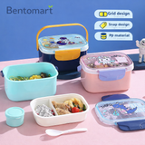 Double Layered PP Meal Box - 1600 ml + 80ml