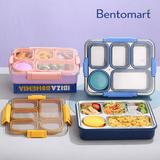 Independent Sealing Stainless Steel Lunch Box - 5 Compartment ( 1400 ml + 150ml ) Soup Bowl