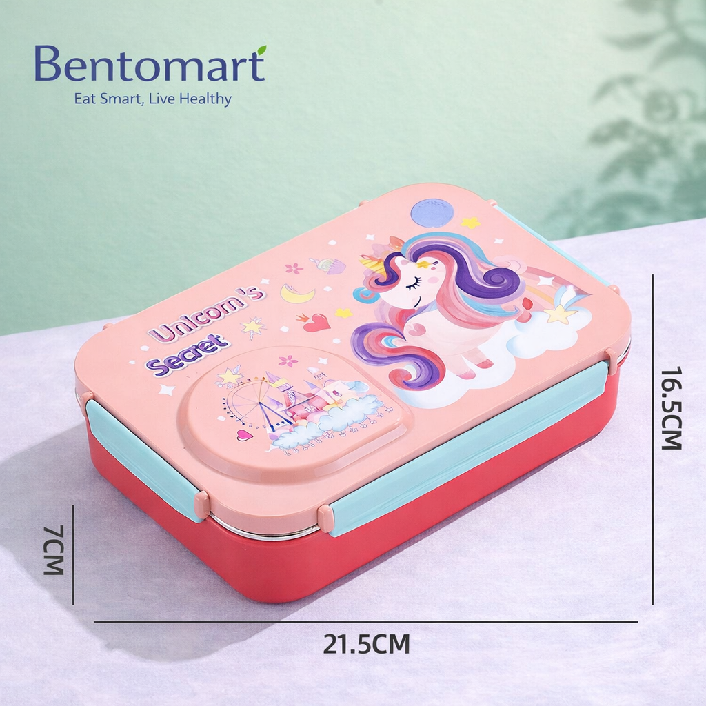 3D Printed Bento Lunch Box 3 Compartment - 750ml +150ml