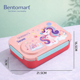 3D Printed Bento Lunch Box 4 Compartment - 900ml +150ml