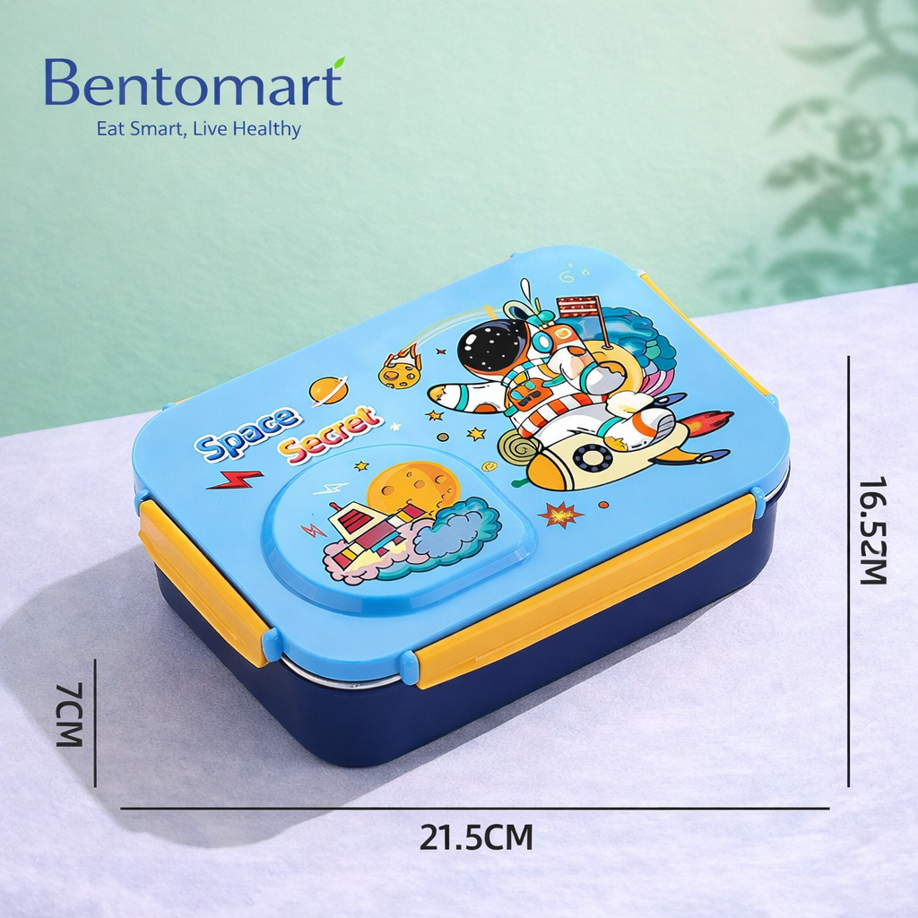 3D Printed Bento Lunch Box 3 Compartment - 750ml +150ml