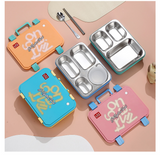 UV Print Bento Lunch Box 3 Grid - 850ml