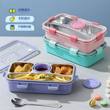 Independent 4 Compartment Box - 650ml + 70ml