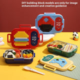 Building Block Bento Lunch Box 3 Compartment - 600ml