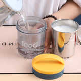 Korean Style Portable Single Layer Food Jar - 600ml