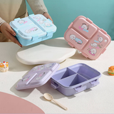 Large Compartment PP Bento Box - 1260ml