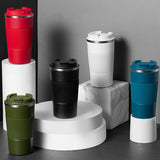 Anti Slip Grip Premium Insulated Coffee Tumbler - 380ml