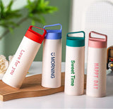 Modern Insulated Glass Water Bottle - 400ml