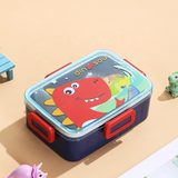 Cute Fun Sealed PP Lunch Box 3 Compartment - ( 1200ml + 80ml )