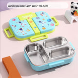 Pastel Surface Bento Lunch Box 3 Compartment - 600ml