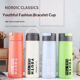 Premium Glass Travel Mug with Flip Lid - 400ml