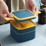 Double Layer PP Bento Box - 1400ml