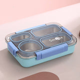 Independent Sealing Stainless Steel Lunch Box - 4 Compartment ( 900 ml )