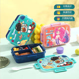 Adorable PP Lunch Box - 3 Compartment ( 1200ml + 80ml )