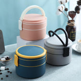 Double Layer PP Bento Box - 1400ml