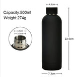 Rubber Paint Insulated Water Bottle - 500ml