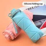 Silicone Folding Water Bottle - 600ml