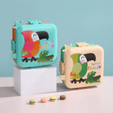 Toucan Themed PP Bento Lunch box 3 Grid - 1590ml + 70ml