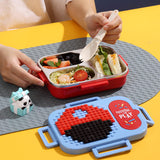 Building Block Bento Lunch Box 3 Compartment - 600ml