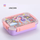 Fantasy Cartoon Stainless Steel 3 Compartment - 710ml