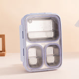 BENTO Leak Proof 3 Grid Lunch Box - 620ml